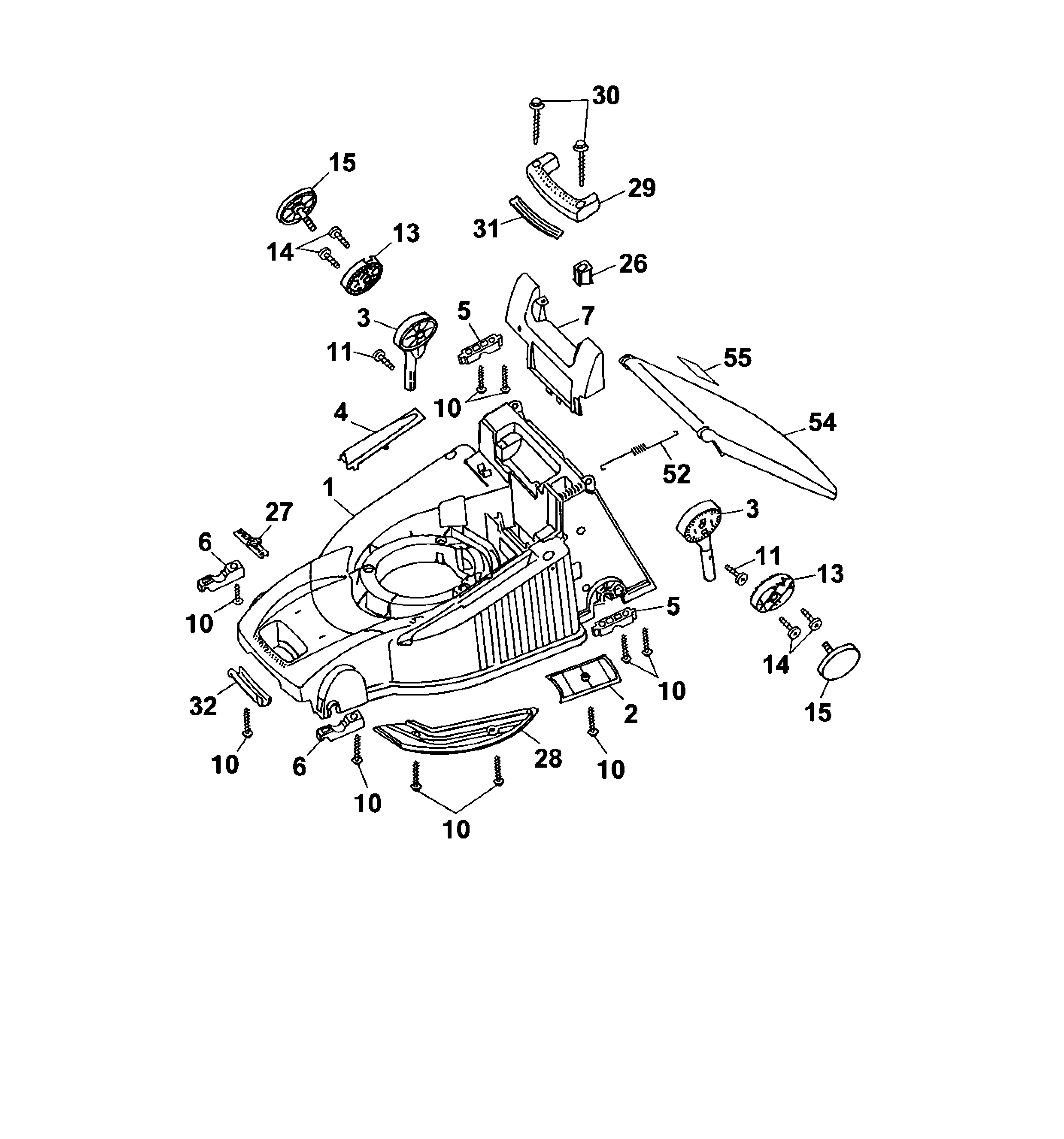 Listes de pièces de rechange