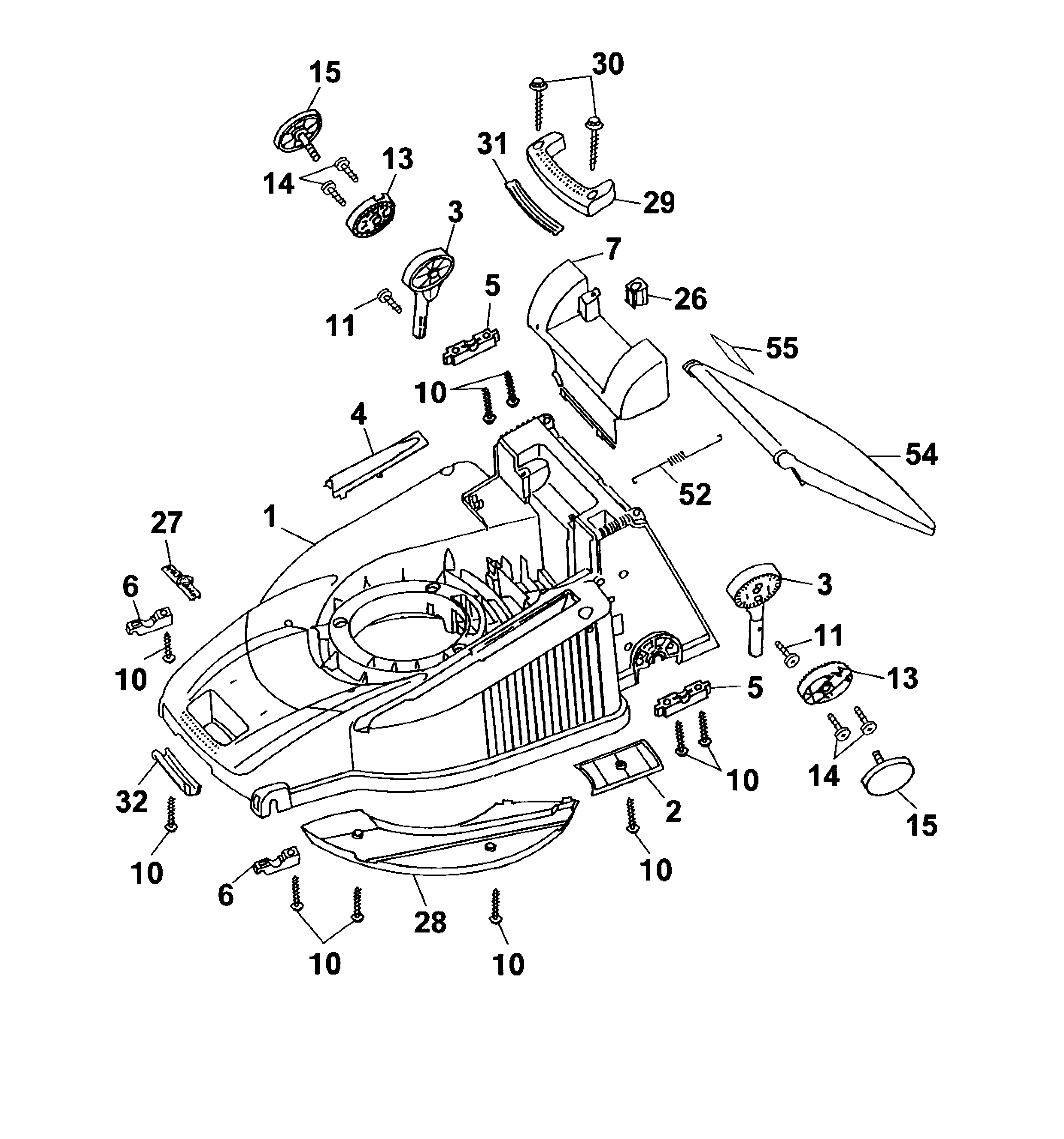 Listes de pièces de rechange